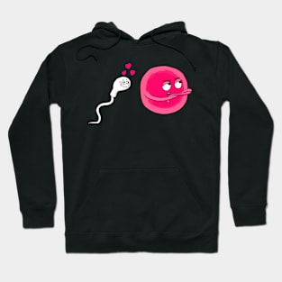 Cute Sperm and Egg Ovum Cute Couple Hoodie